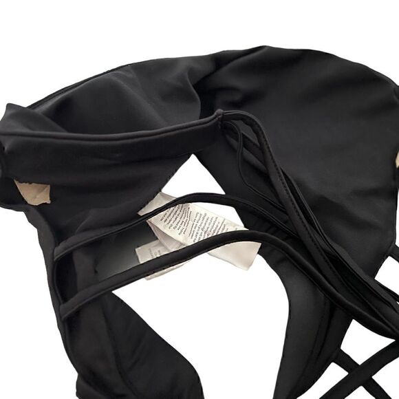 Just Fab Black Strappy Back Sports Bra Extra Small - Picture 8 of 9